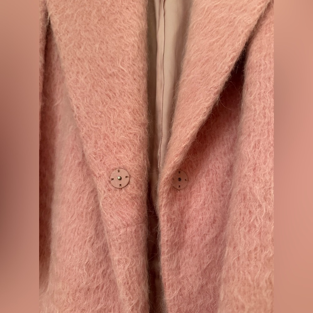 Qiqi - Mohair&Wool Pink Coat - Picture 4 of 5